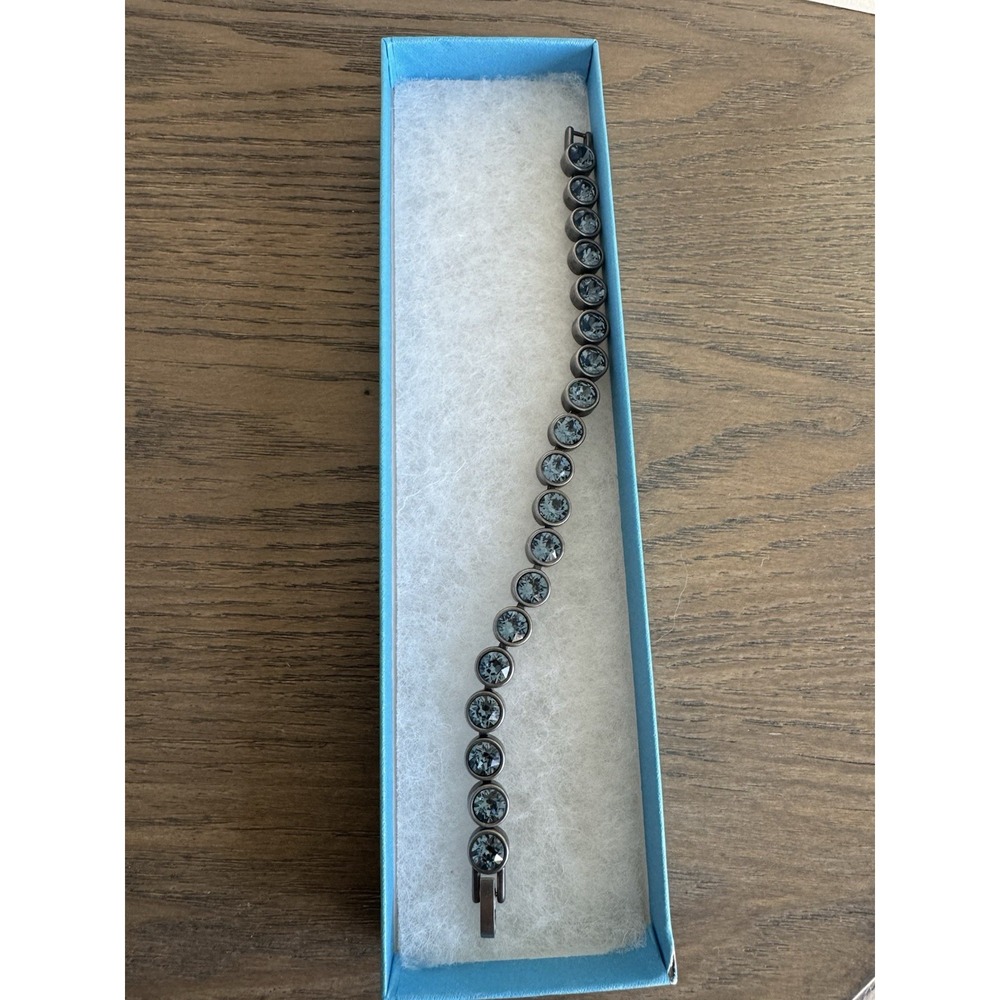 Touchstone Crystal Ice Bracelet Denim Blue Ice Bracelet‎ New